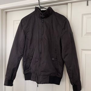 Superdry Black Nordic Harrington Jacket Men Small S